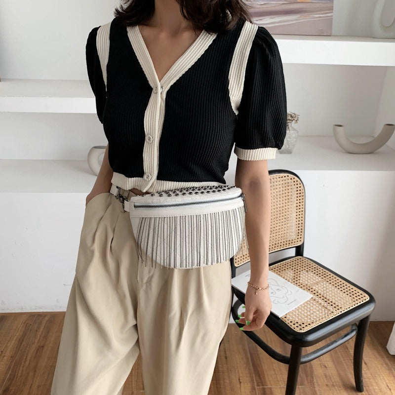 CrossBody Rivet Casual Shoulder Bag