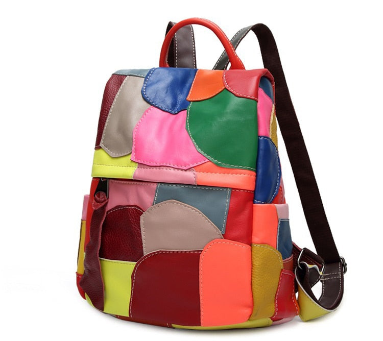 Sheepskin Leather Backpack