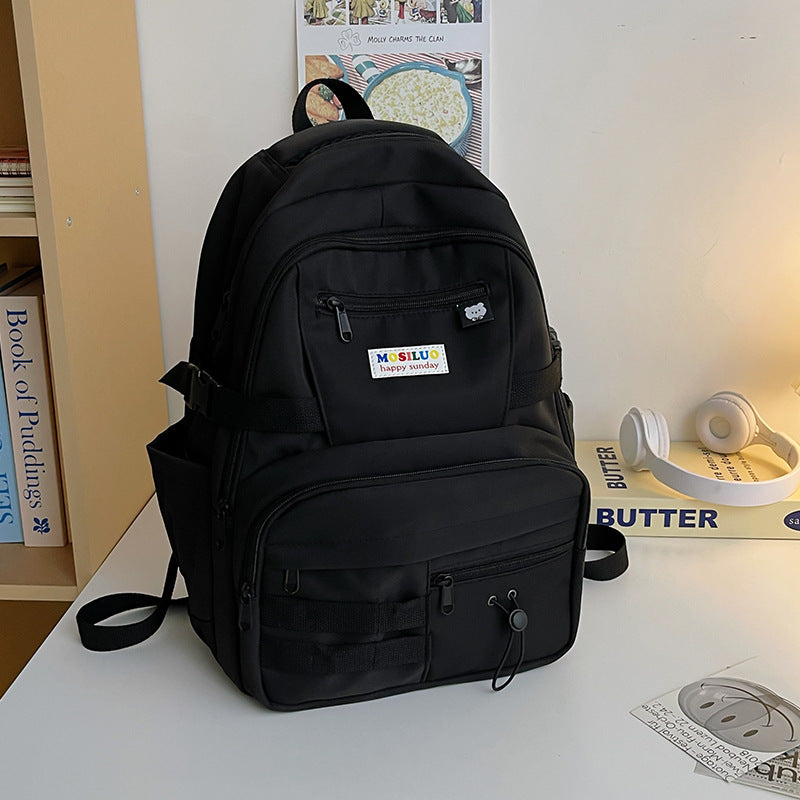 Fashion Color Contrast Large Capacity Travel Backpack