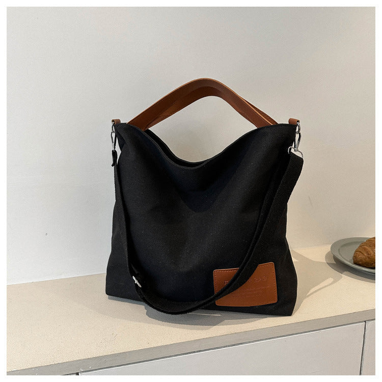 Timeless Canvas Shoulder Tote