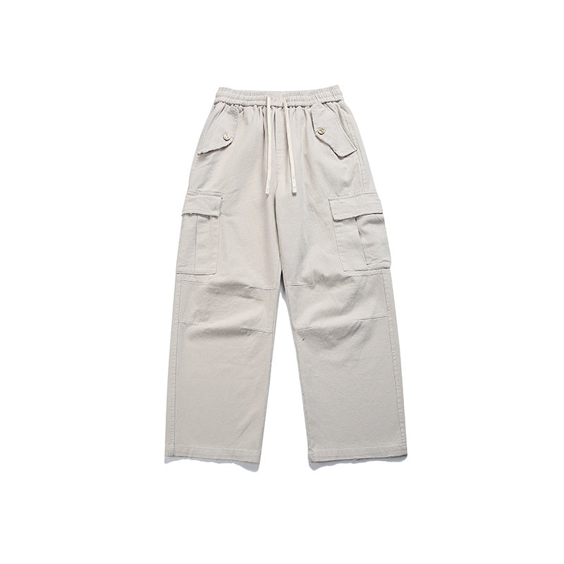 Elastic Waist Casual Pants For Men And Women