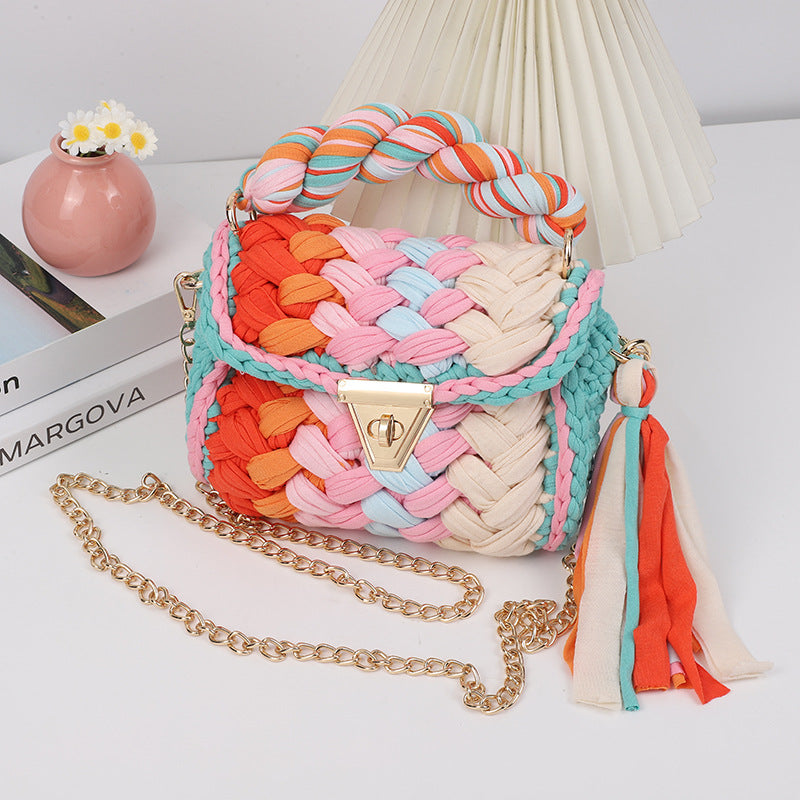 ColorPop Braided Street Bag