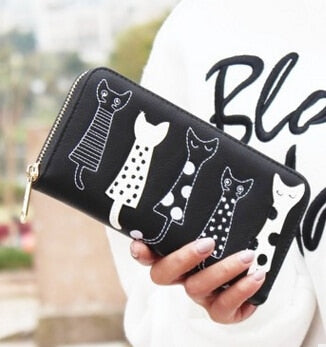 FLYING BIRDS leather wallet