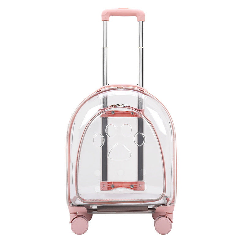 Creative Pet Trolley Transparent Bag