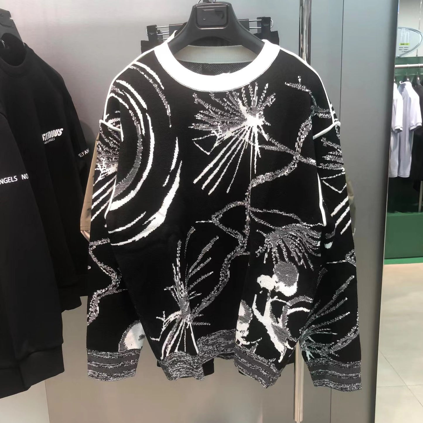 All-match Fashion Home Japanese And Korean Couple Crew Neck Sweater Knitwear