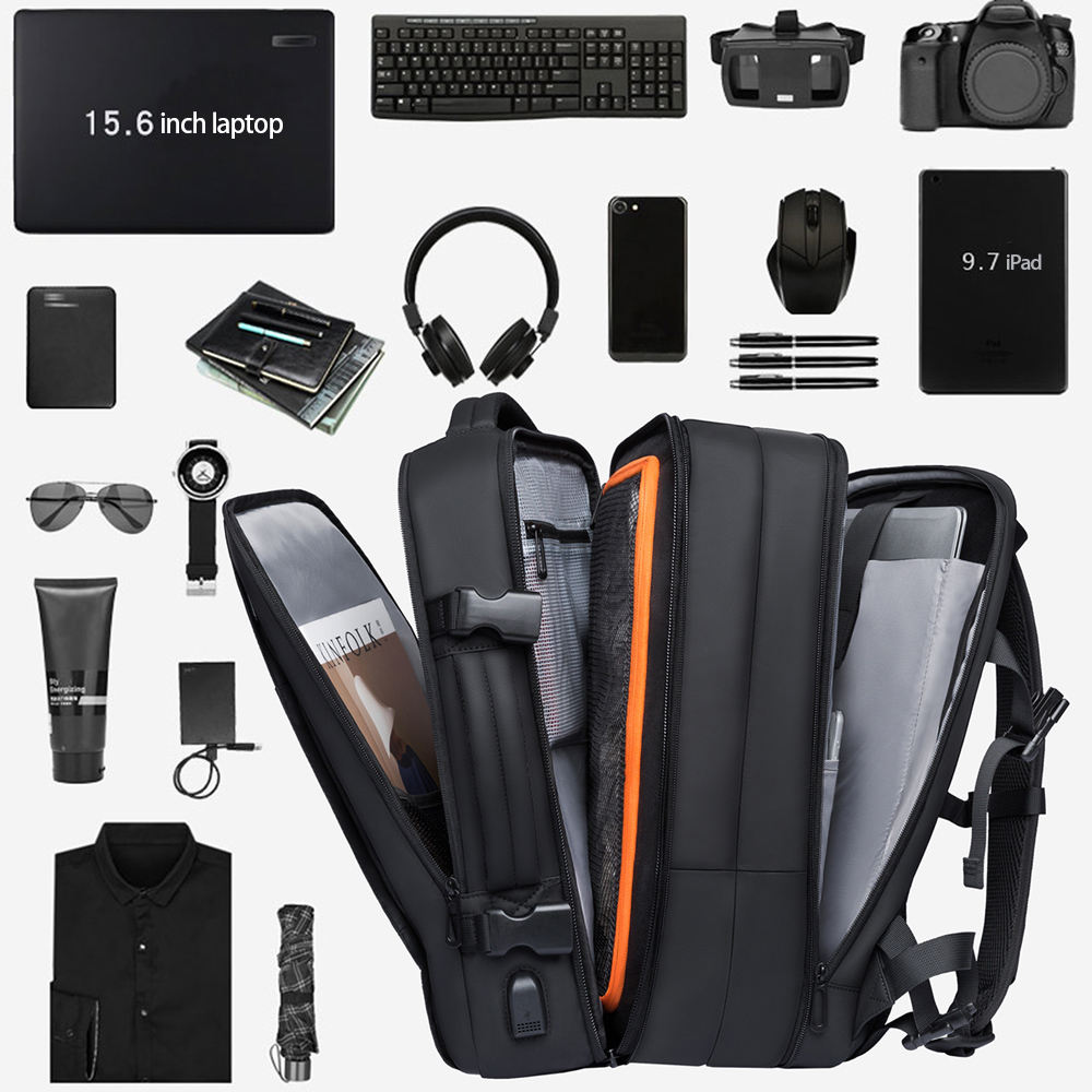 BANGE Expandable Travel & Business Backpack