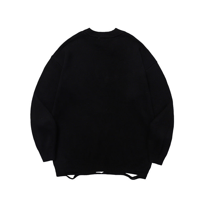American Vintage High Street Washed Old Split Sweater Male