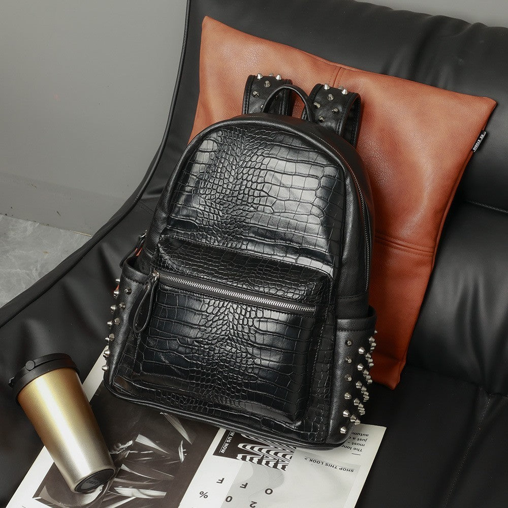 Luxury Modern Black Backpack