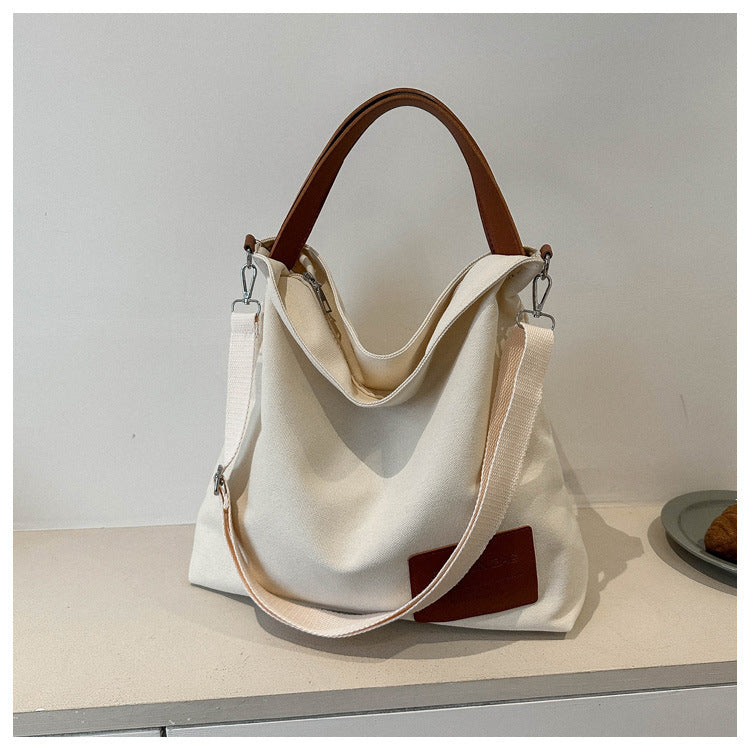 Timeless Canvas Shoulder Tote