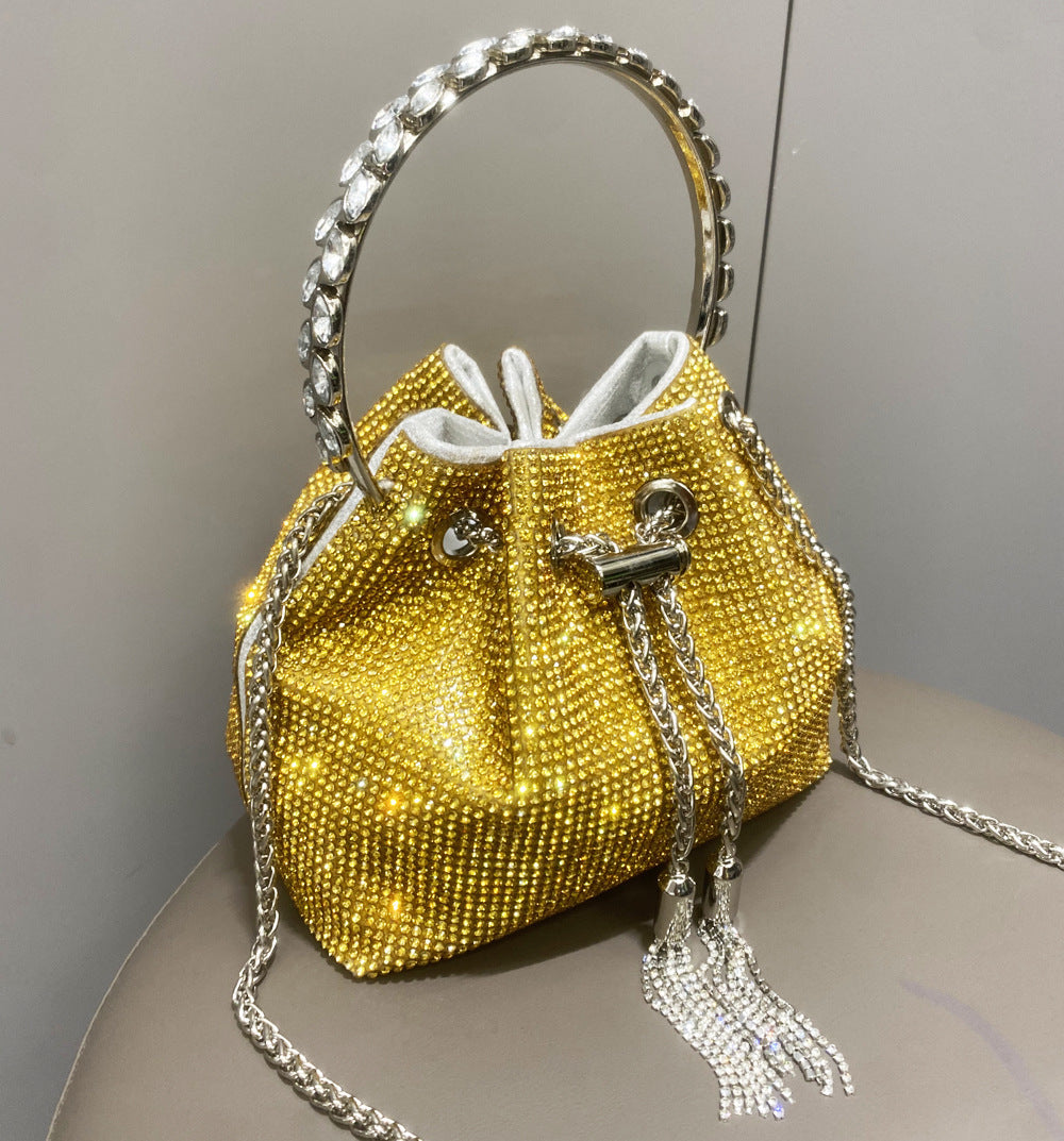 Shiny Diamond Bucket bag