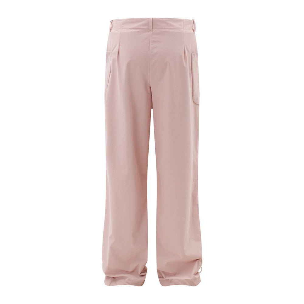Fashion Personality Pleated Paratrooper Pants Men - BAGMODA