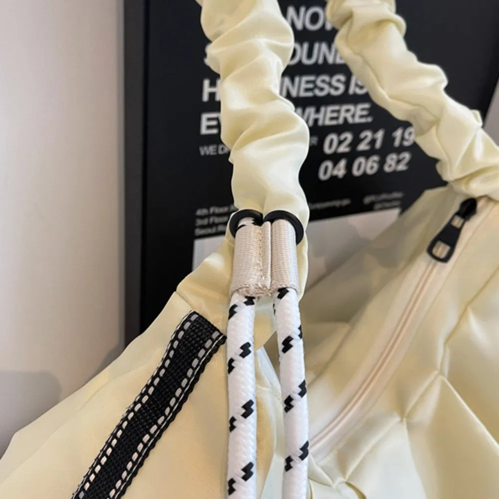 Ruched Elegance Tote