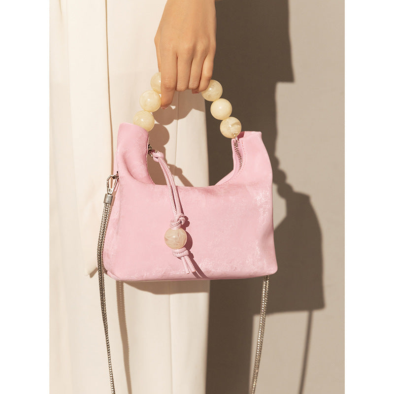 Pearl Chain Crossbody Bag