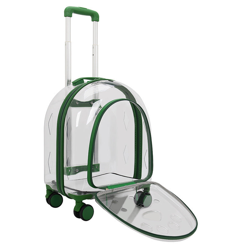Creative Pet Trolley Transparent Bag