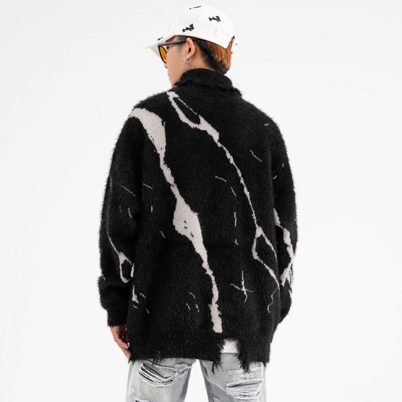 Men's Loose Lazy Turtleneck Sweater