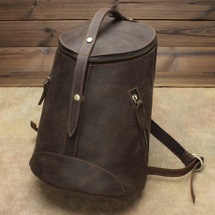 Caverton Classic Leather Backpack