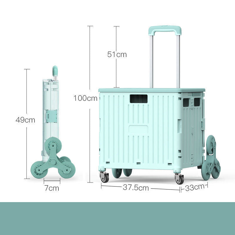 Carrito de compras plegable