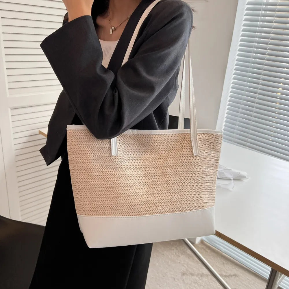 Coastal Charm Woven Tote