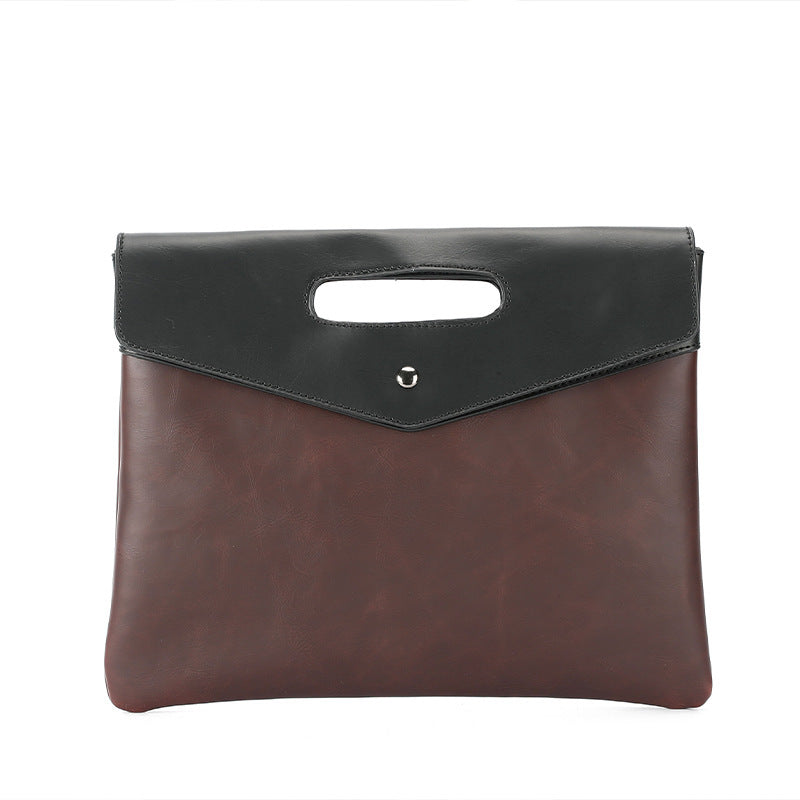 Men's Horseskin Trend Clutch File Bag