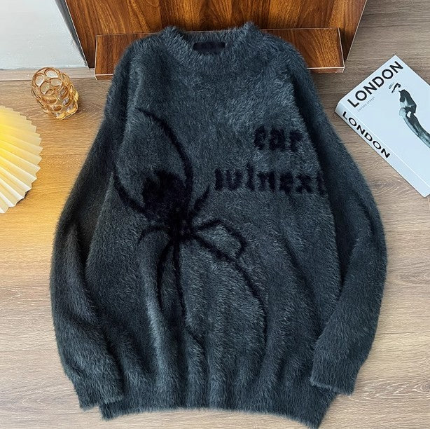 Retro Minority Spider Sweater All-match Fashion Knitwear