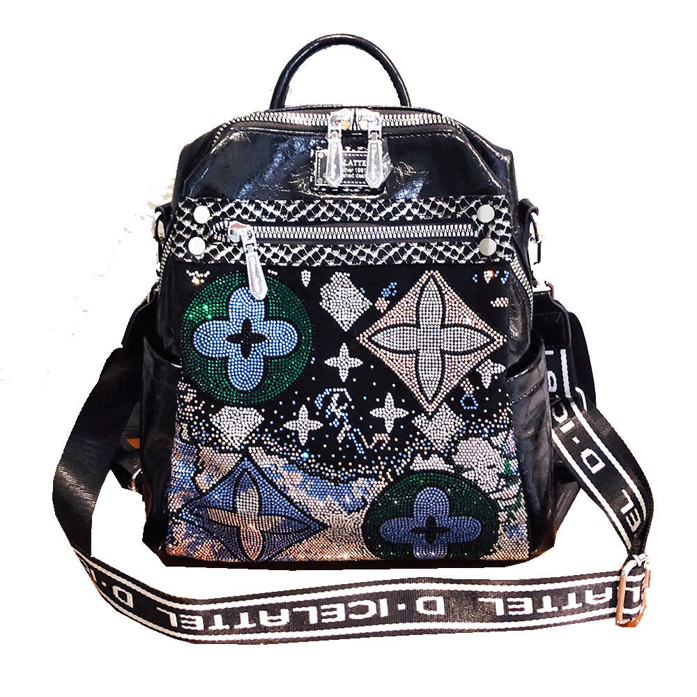 Rhinestone Butterfly Backpack