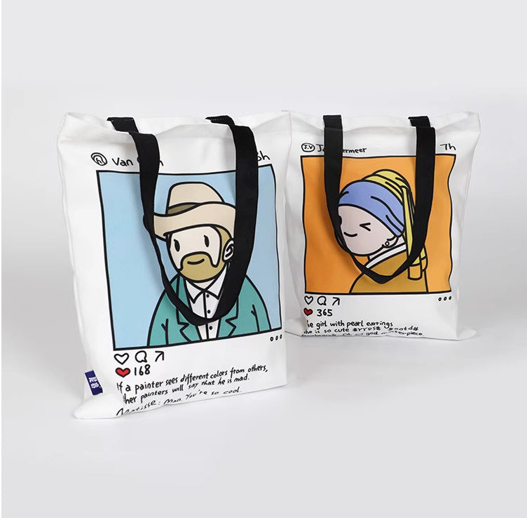 Illustration Ins Style Cute Canvas Bag