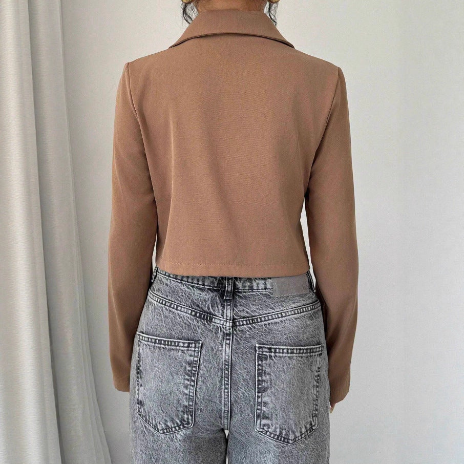 High-grade Socialite Short Western Style Coat