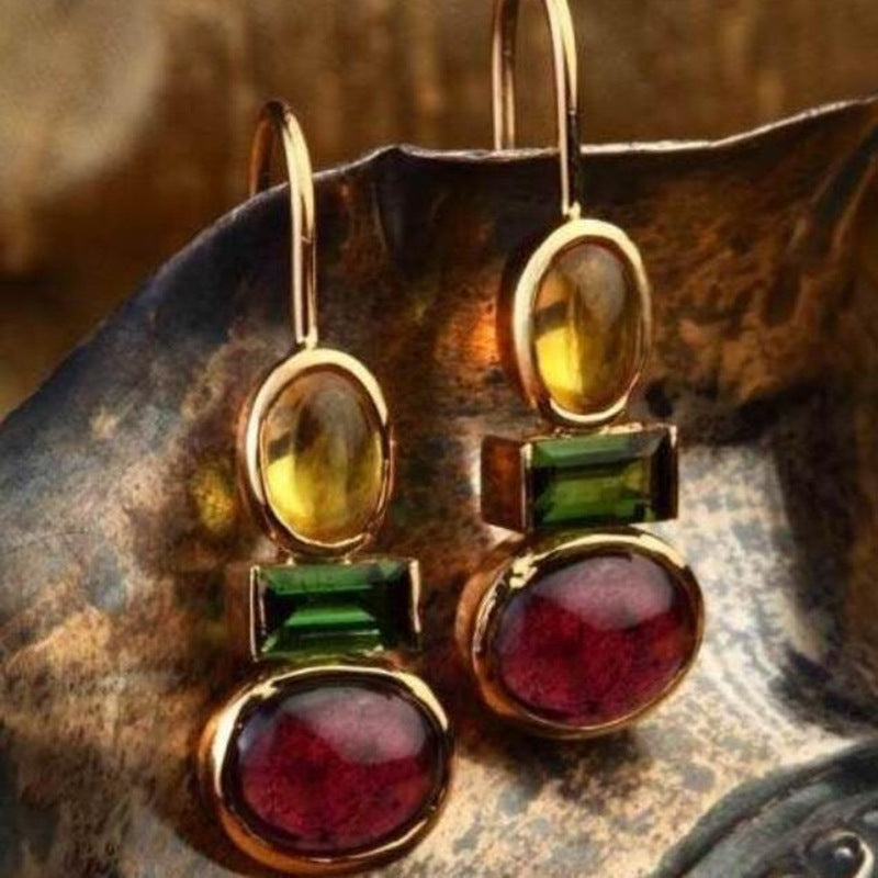 Women's Creative Geometric Asymmetric Handmade Earrings