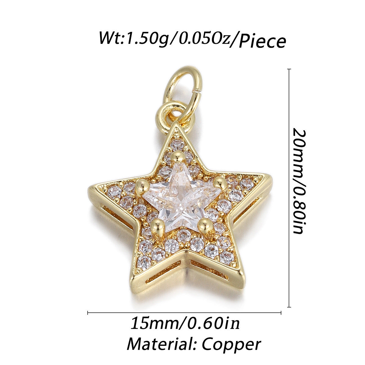 Animal Series Pendant Drop Oil Inlaid Zircon Diy Bracelet Necklace