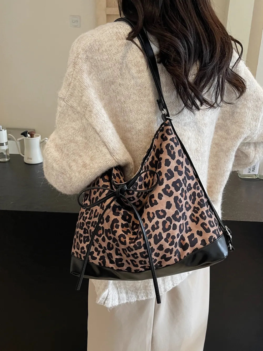 Mocha Wild Lace-Up Crossbody