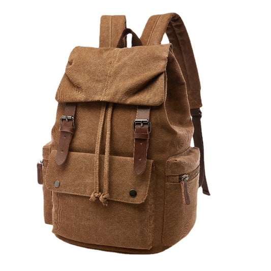 Modern Minimalist Canvas Travel Backpack