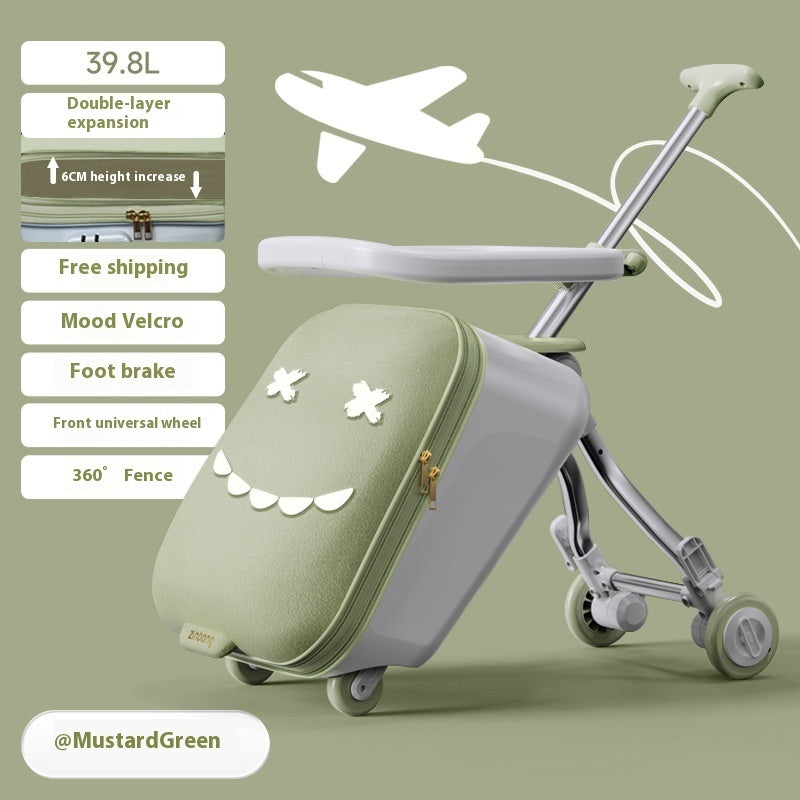 Children's Riding And Boarding Machine Trolley Case