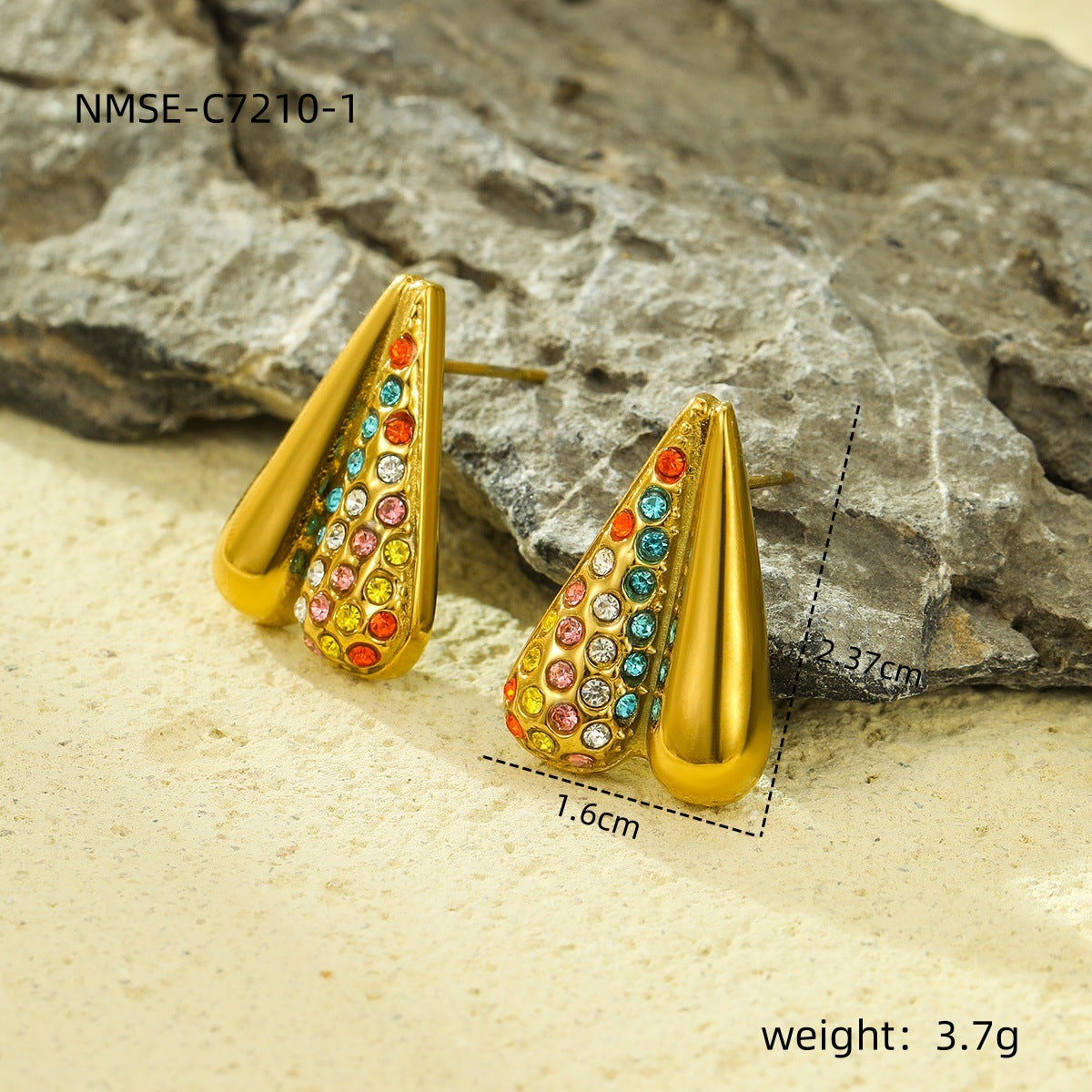 European And American Design Fashion Bowknot Earrings