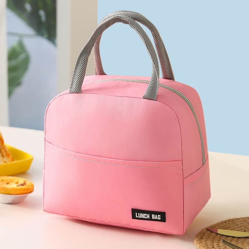 Twill Lunch Bag Portable Thermal Insulation Thickened