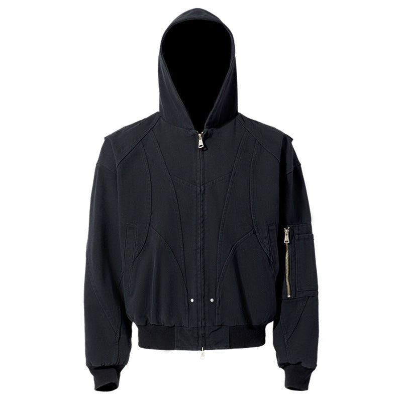 Coat Men's Heavy Canvas Washed Jacket Workwear