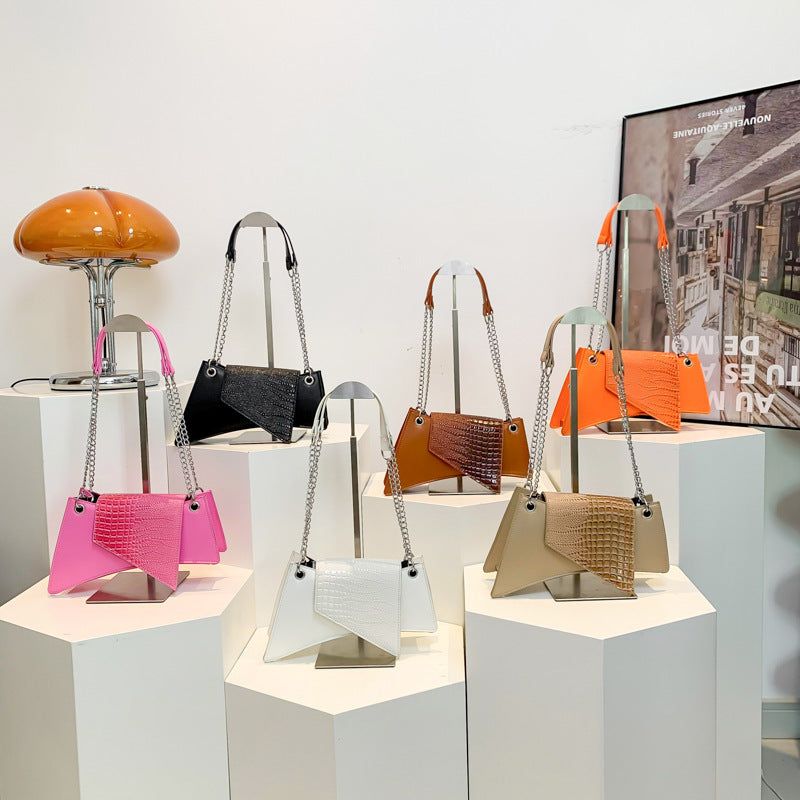 Fashionable Square Leather Pouch