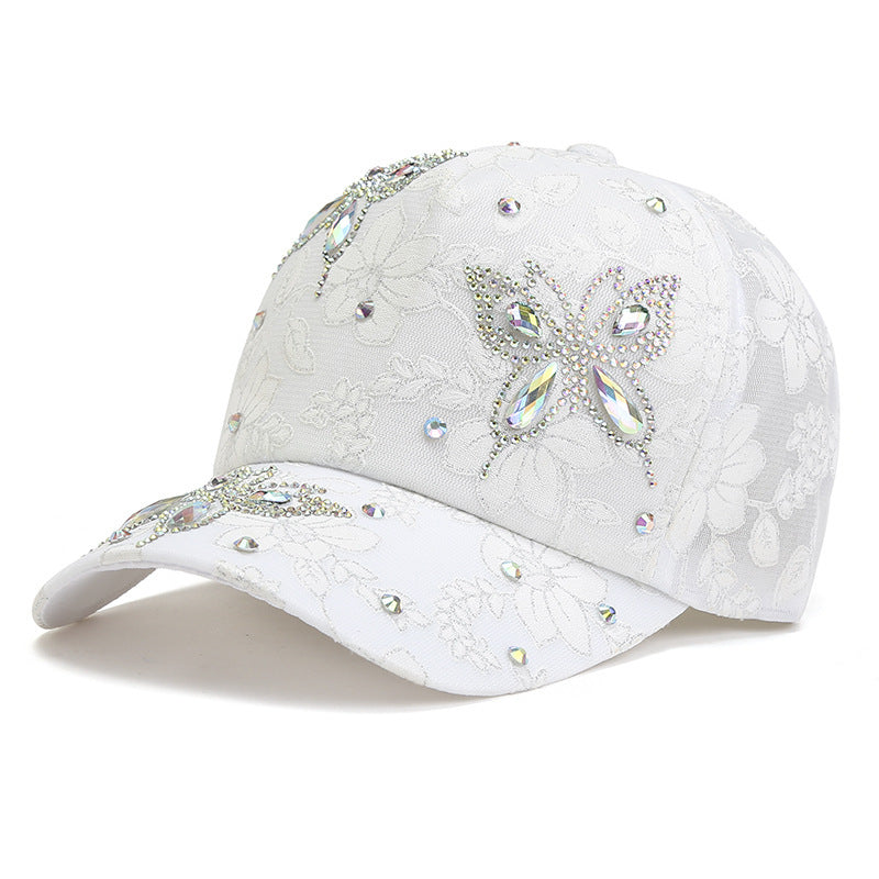 Butterfly Peaked Cap Sun Hat Women's Breathable All-match