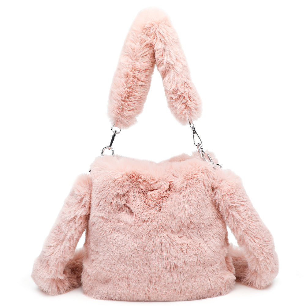 Aurora Fluff Top-Handle Bag