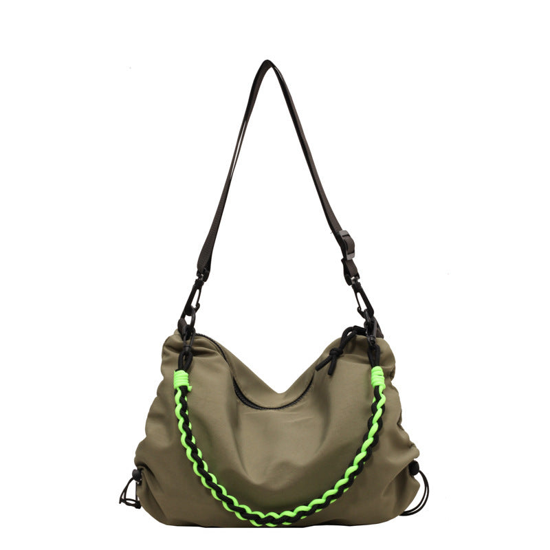 Orange Nylon Messenger
