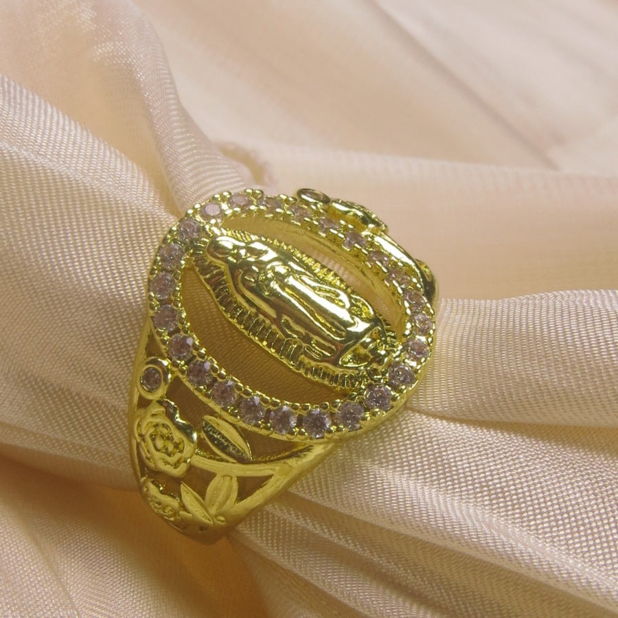 Micro Inlaid Zircon Virgin Light Luxury Minority Ring
