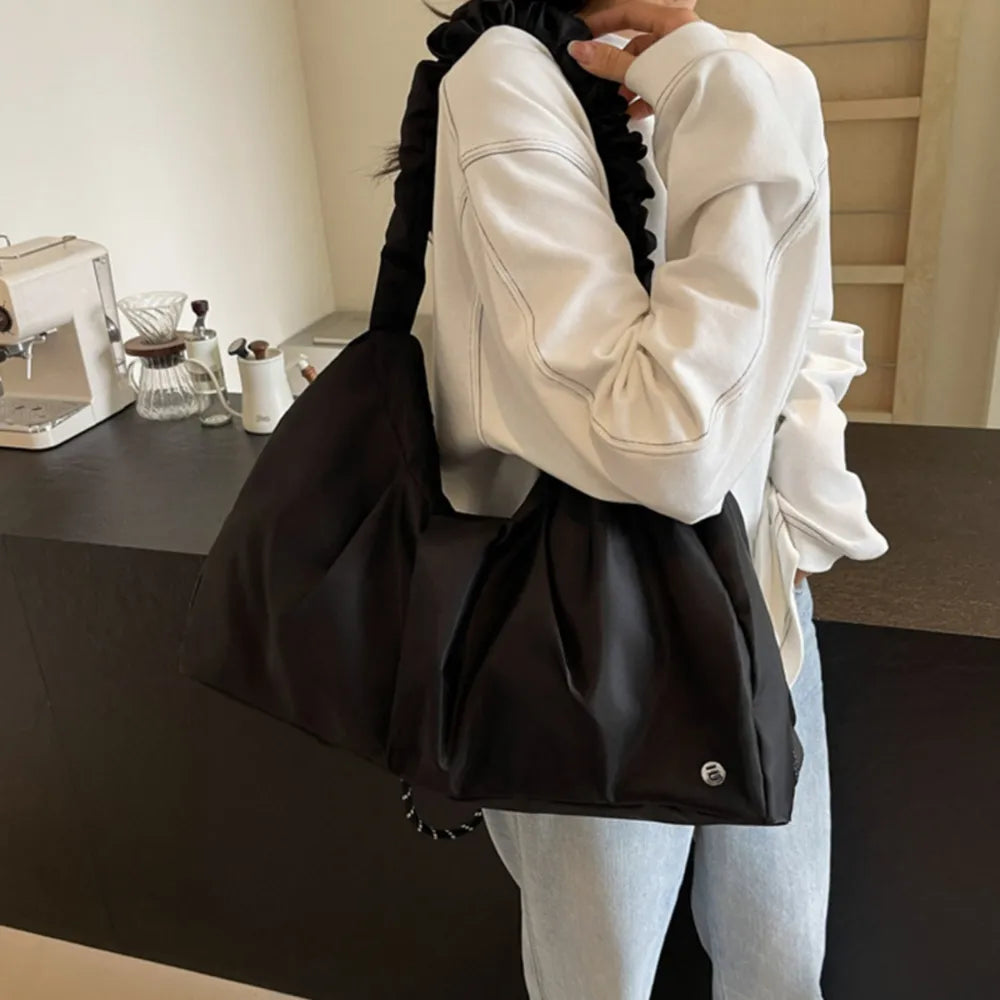 Ruched Elegance Tote