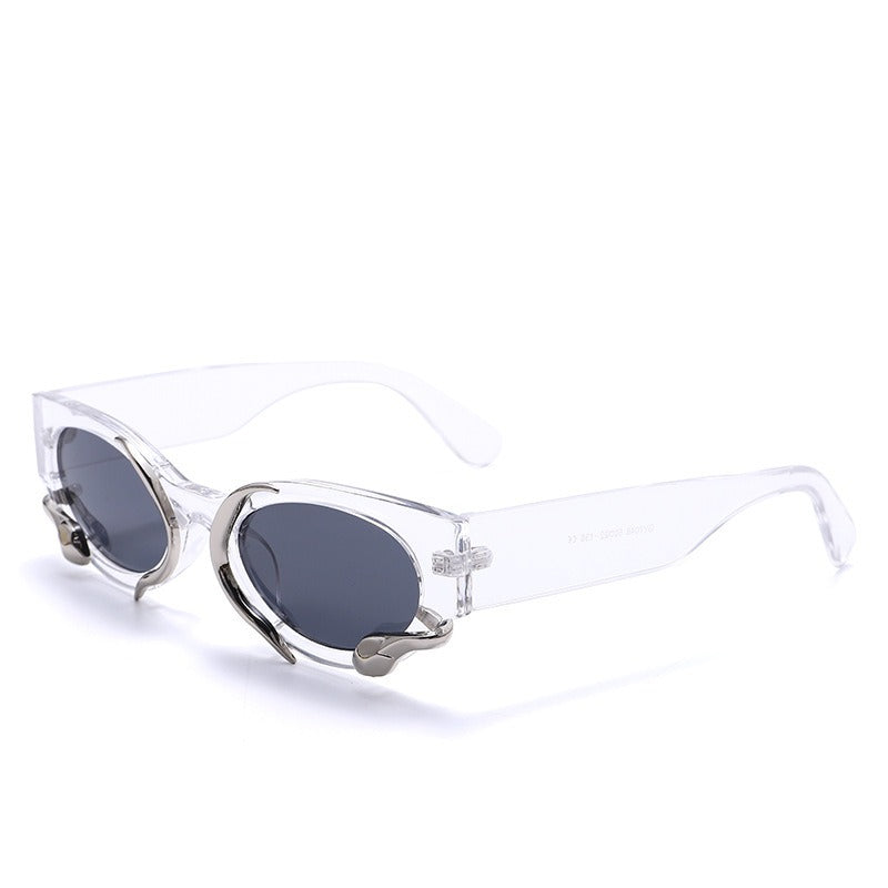 New Korean Version Of Snake Cat's Eye Sunglasses Net Red And Men's Sunglasses
