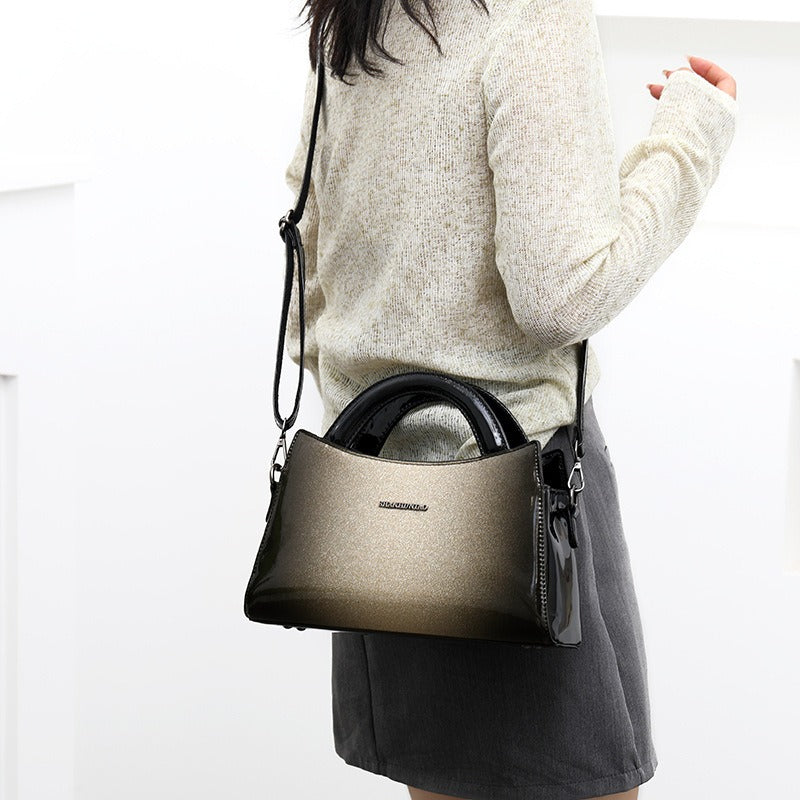 Glam Metallic Small Square Bag