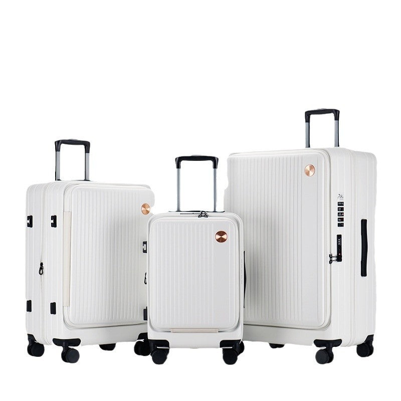Drop-resistant Zipper Trolley Student Luggage