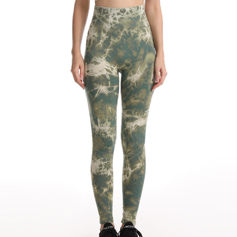 Leggings Tie Dye para mujer, pantalones de yoga para fitness, mallas push up sin costuras para entrenamiento, mallas deportivas para gimnasio