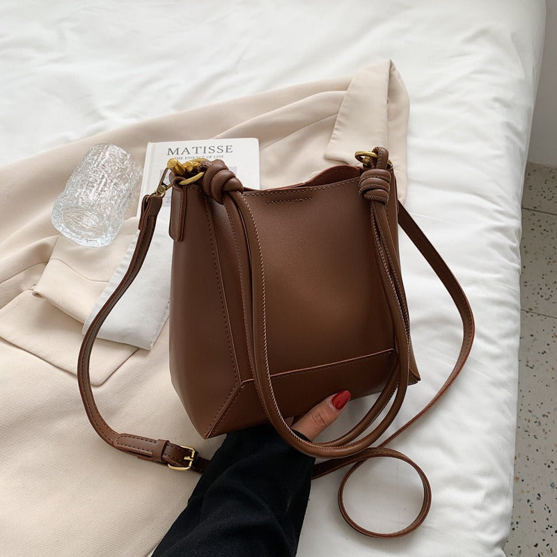 Retro Chic Bucket Bag