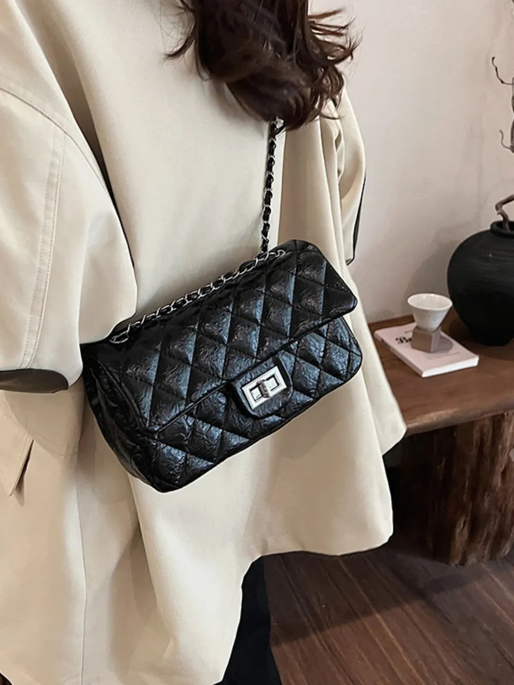 Twist Charm Shoulder Bag