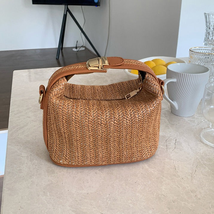 SunnyStroll Woven Bag