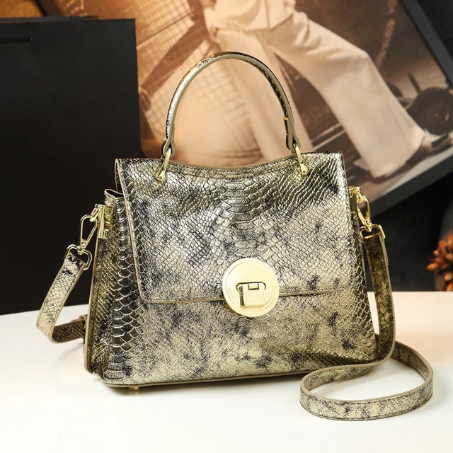 LuxeFlip Genuine Leather Bag