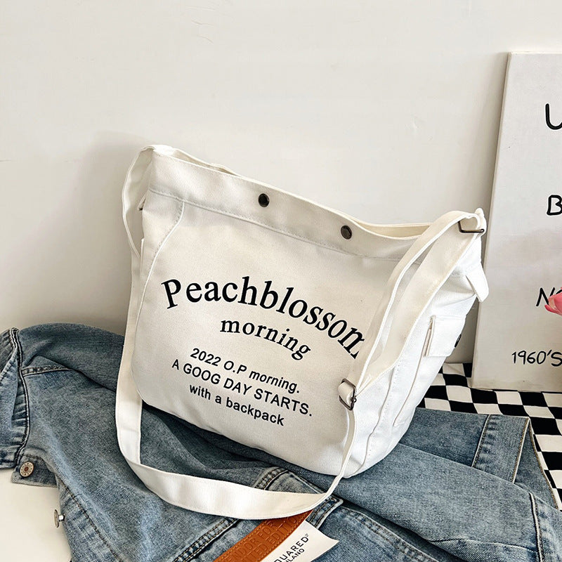 RetroCharm Canvas Tote - BAGMODA